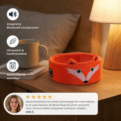 2-in-1 Schlaf-Kopfband mit Bluetooth-Lautsprechern – Weiches Kopfband für Reisen & entspannten Schlaf