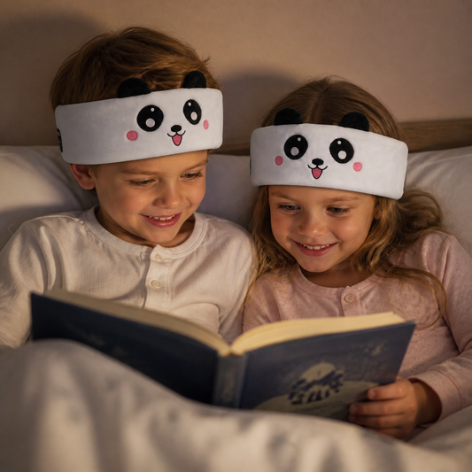 2-in-1 Schlaf-Kopfband mit Bluetooth-Lautsprechern – Weiches Kopfband für Reisen & entspannten Schlaf