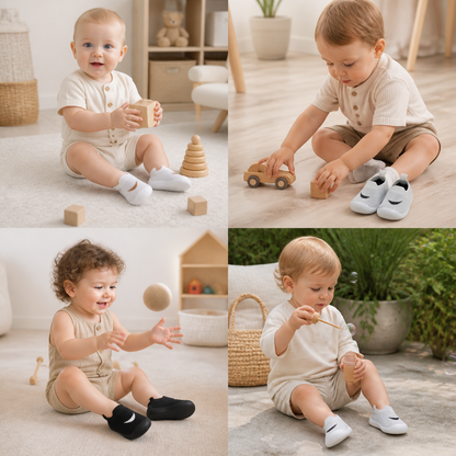 Sommer Babyschuhe mit rutschfester Sohle und atmungsaktivem Material