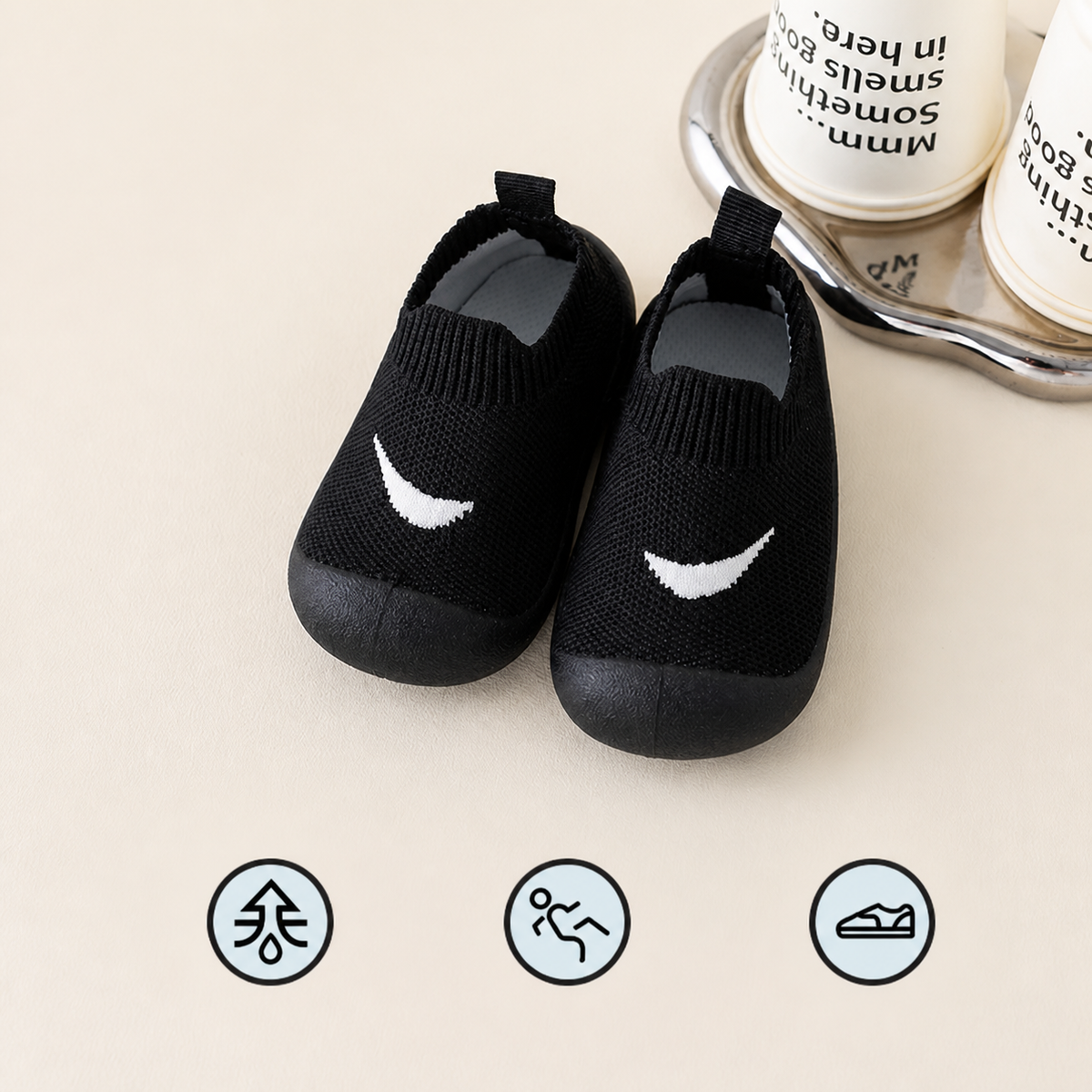 Sommer Babyschuhe mit rutschfester Sohle und atmungsaktivem Material