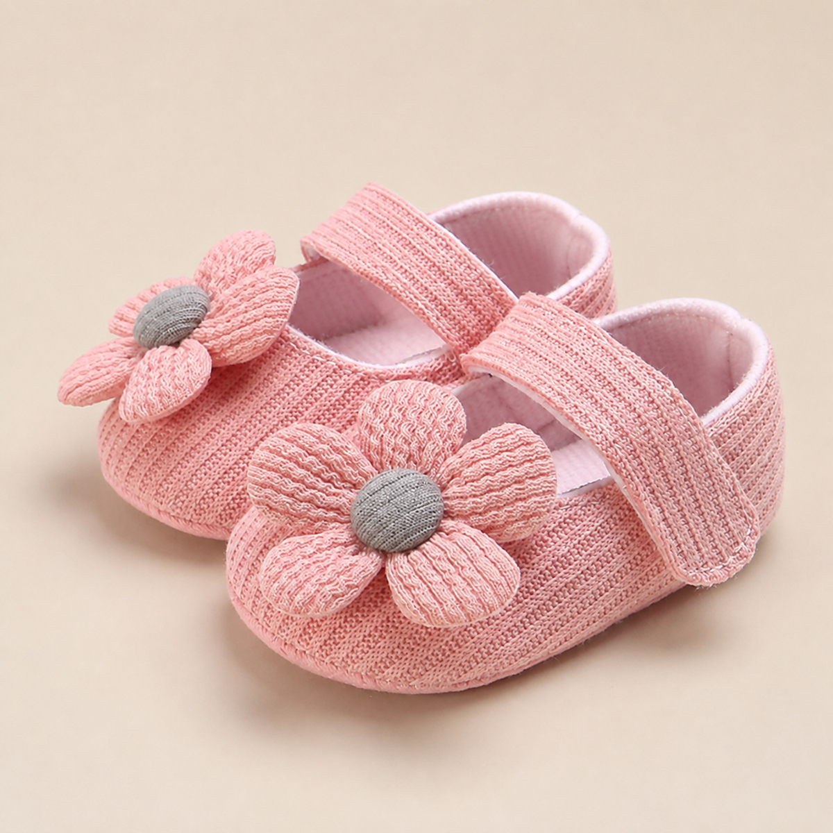 Sommer Babyschuhe mit weicher Sohle im Blumendesign