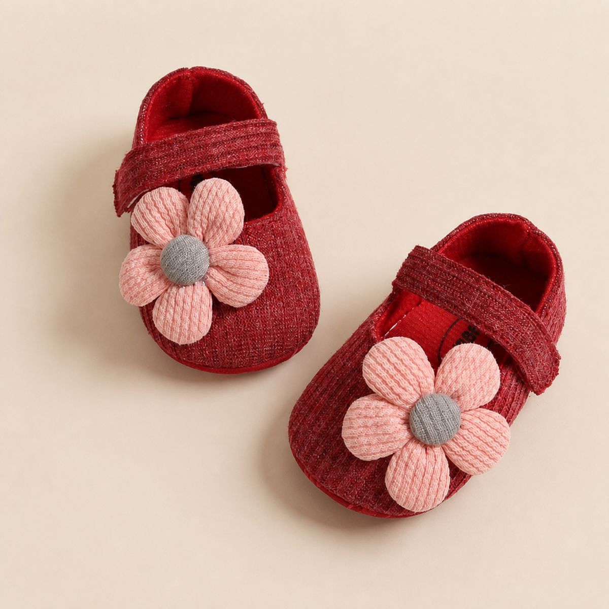 Sommer Babyschuhe mit weicher Sohle im Blumendesign