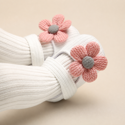 Sommer Babyschuhe mit weicher Sohle im Blumendesign