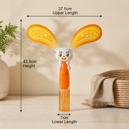 Seifenblasen-Hase mit Flügeln & Licht – Kinder Bubble Maker