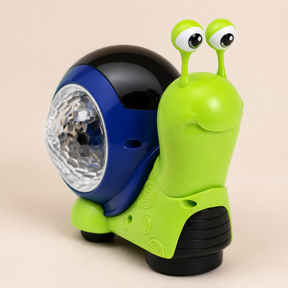 Leuchtende und Musik Spielende Schnecke Krabbelspielzeug