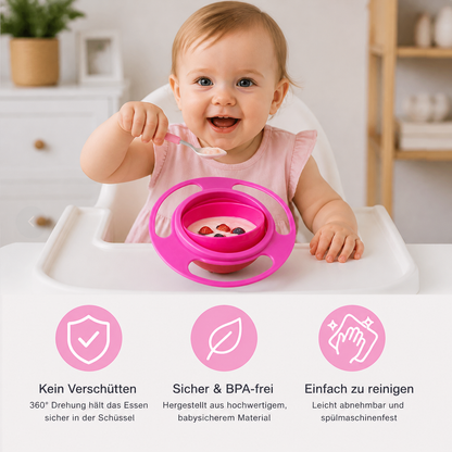 Auslaufsichere Babyschüssel – Essen ohne Kleckern