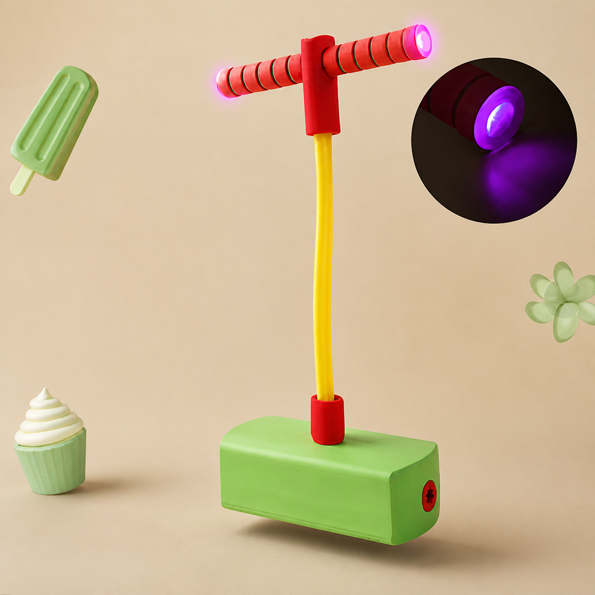 Kinder-Pogo-Hüpfer aus Schaumstoff – Hüpfspielzeug für drinnen & draußen