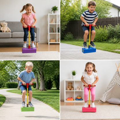 Kinder-Pogo-Hüpfer aus Schaumstoff – Hüpfspielzeug für drinnen & draußen