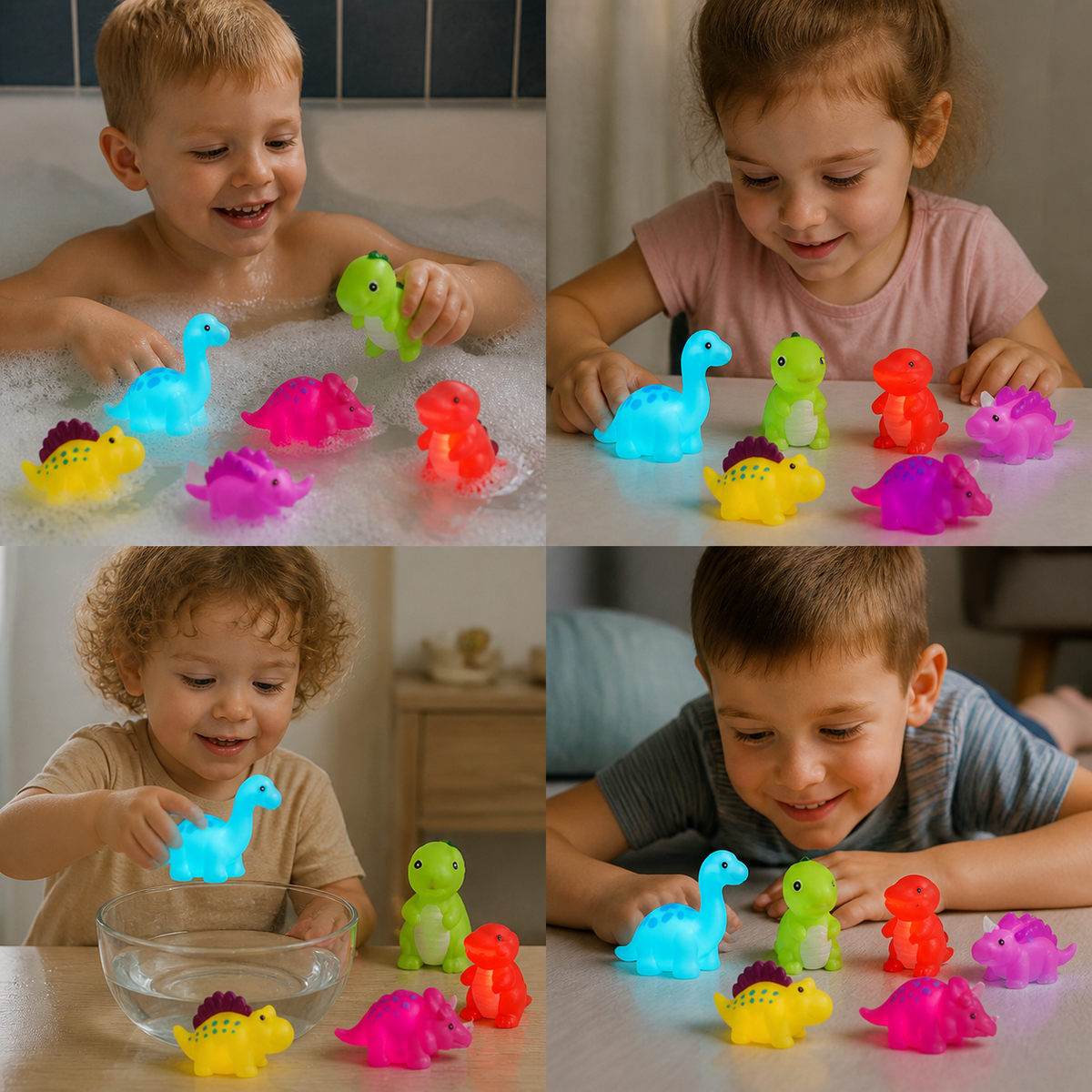 Leuchtendes Bade Dinosaurier Spielzeug