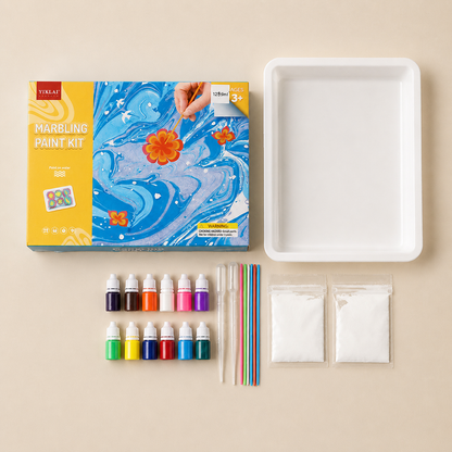 Kreatives Marmor Wasserfarben Spiel Set