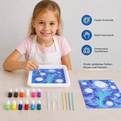 Kreatives Marmor Wasserfarben Spiel Set