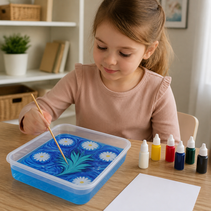 Kreatives Marmor Wasserfarben Spiel Set