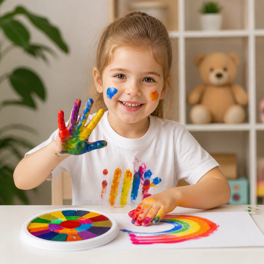 Fingerfarben Zeichenset für Kinder