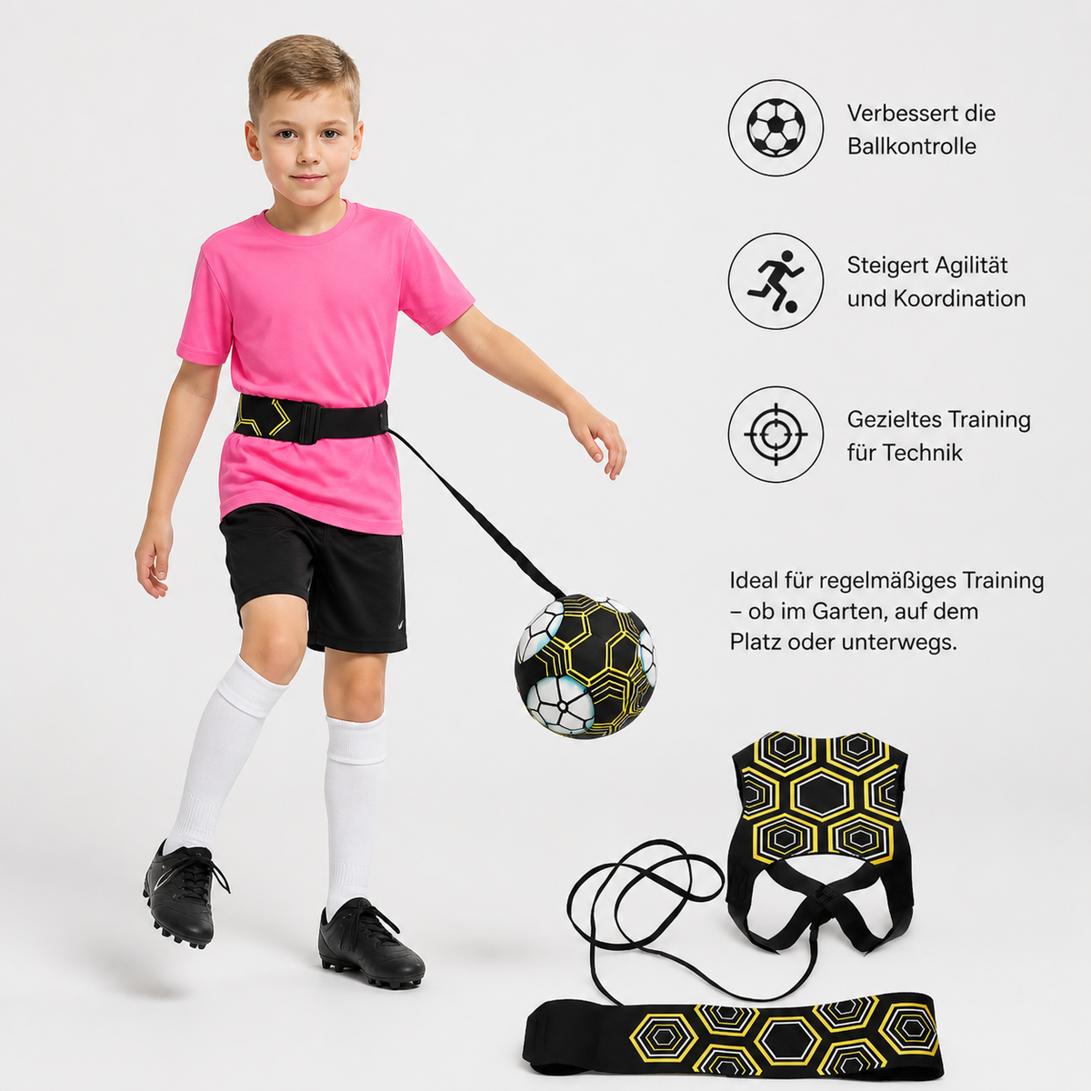 Fußball Trainings Gürtel für mehr Ballkontrolle
