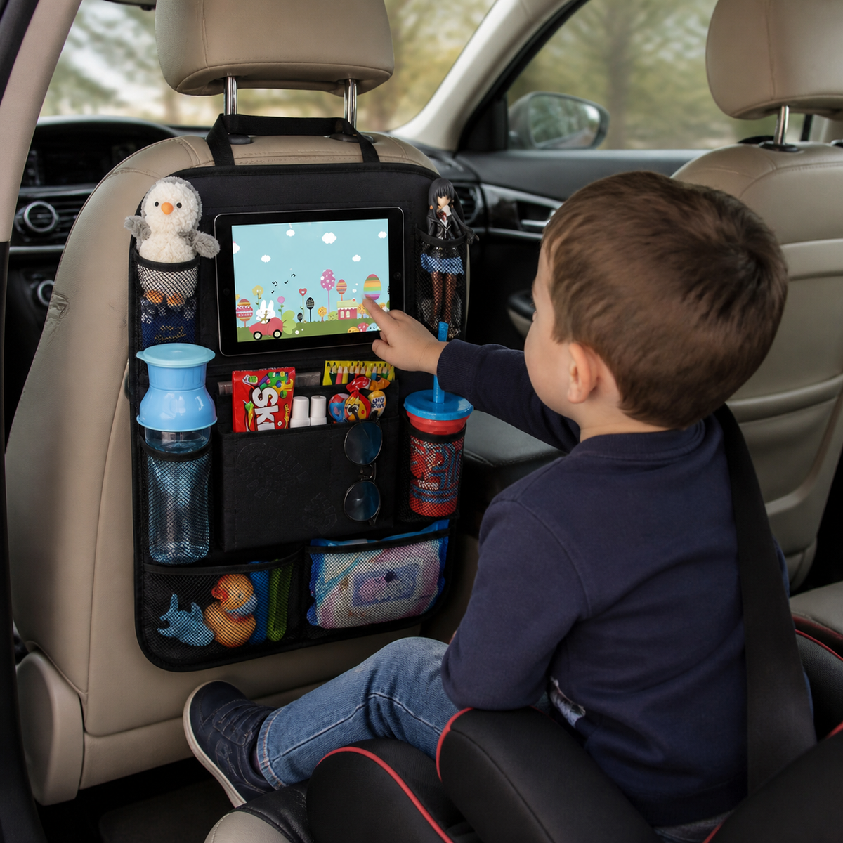 Auto Sitzschutz und Organizer für Kinder