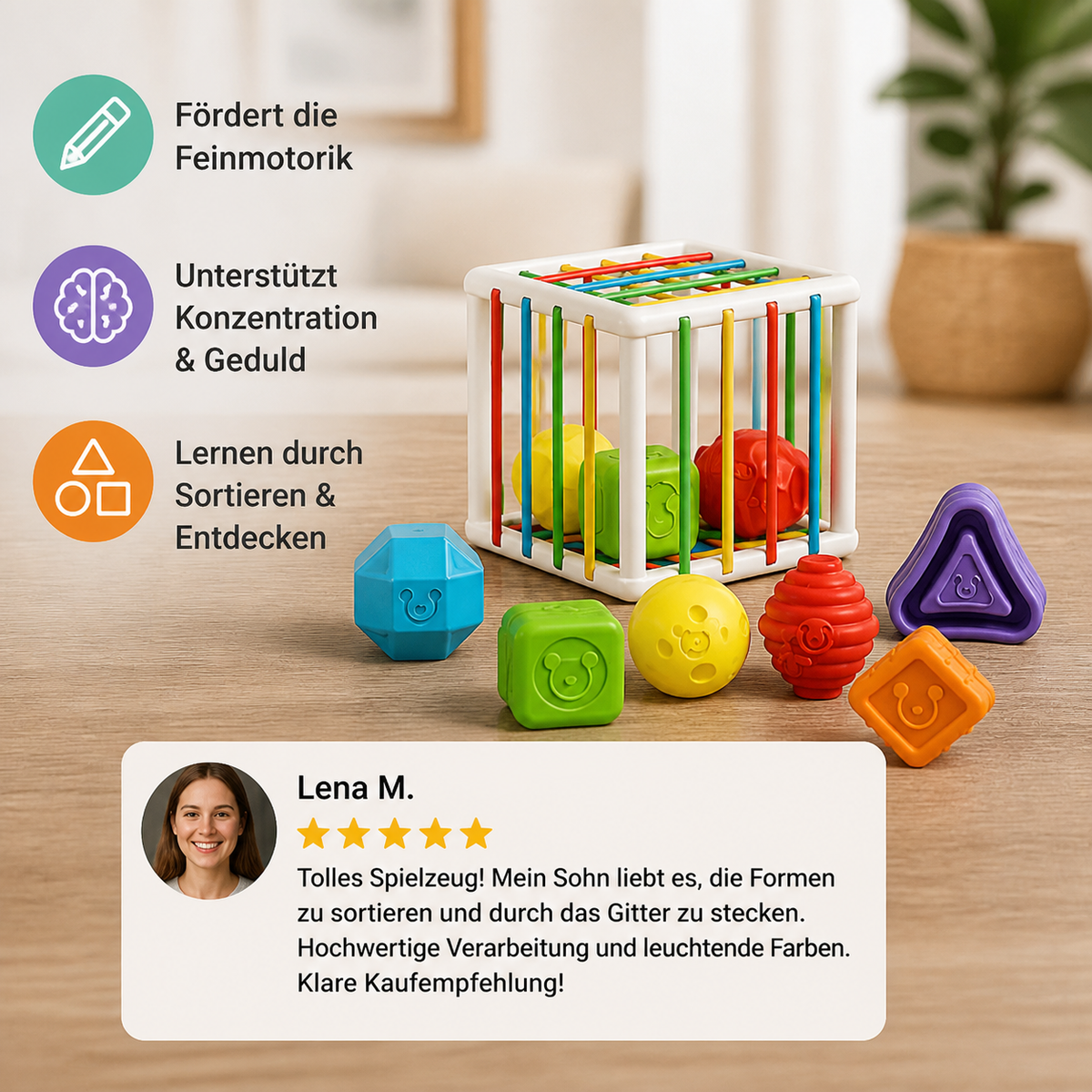 Lernwürfel - Sortierblöcke