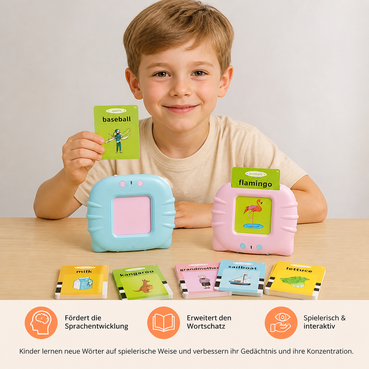 Interaktive Lernkarten – Sprechende Lernkarten für Kinder