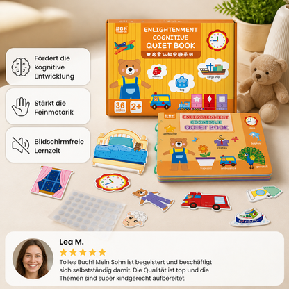 Kognitive Fähigkeiten entwickeln - Velcro Aktivitätsbuch