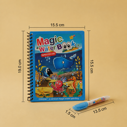 Magisches Wasser-Malbuch – Entdecke versteckte Zeichnungen
