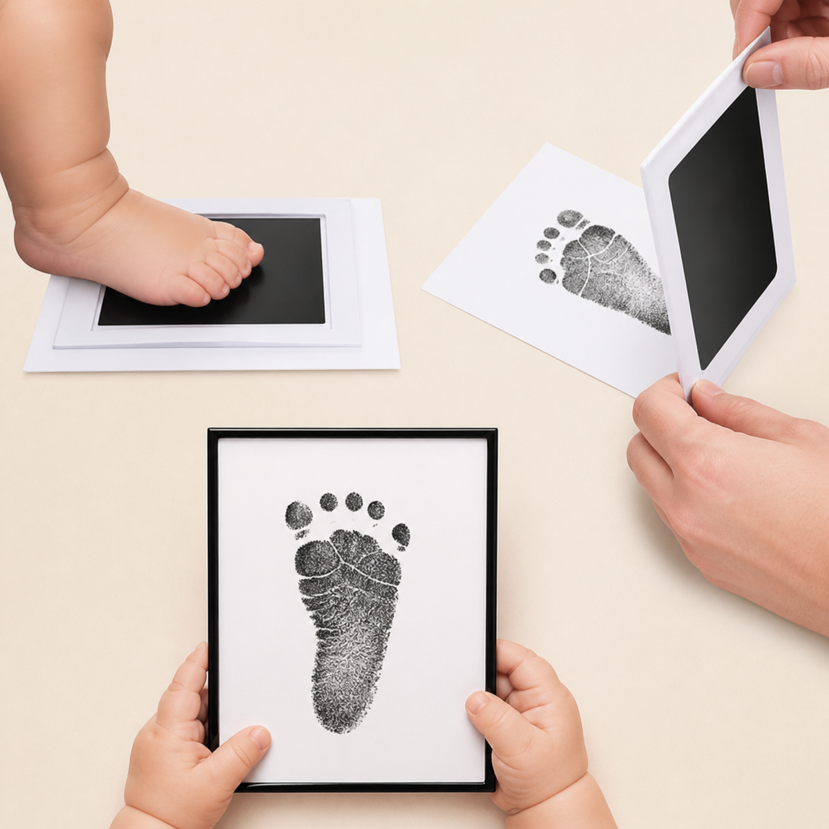 Baby Handabdruck Set – Einzigartiges Andenken an Dein Baby