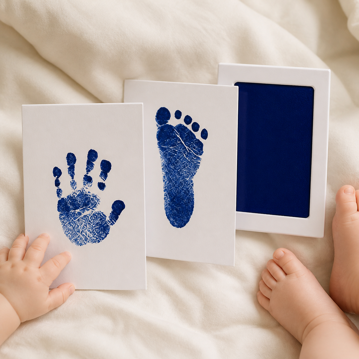 Baby Handabdruck Set – Einzigartiges Andenken an Dein Baby