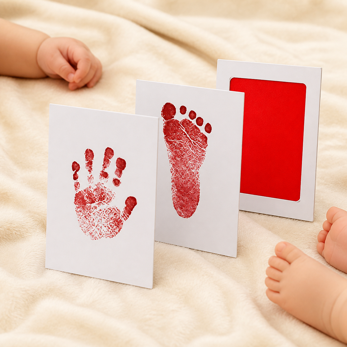 Baby Handabdruck Set – Einzigartiges Andenken an Dein Baby