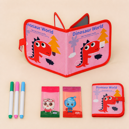 Wiederverwendbares Malbuch für Kinder