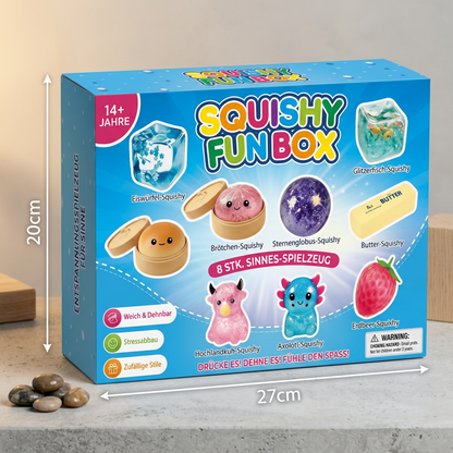 Premium-Set mit weichen Fidget-Spielzeugen – 8 sensorische Spielzeuge