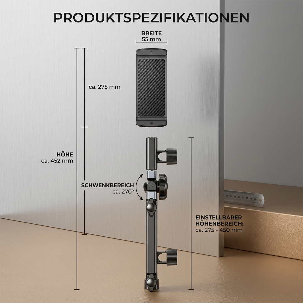 Um 360° drehbarer Tablet-Halter für die Kopfstütze im Auto – Halterung für Tablets auf dem Rücksitz