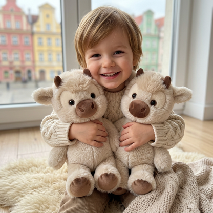 Laufendes Kälbchen - Weiches Cartoon-Plüschtier & Beruhigungshelfer für Kinder