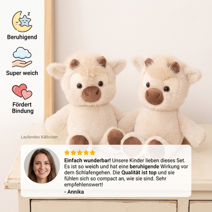 Laufendes Kälbchen - Weiches Cartoon-Plüschtier & Beruhigungshelfer für Kinder