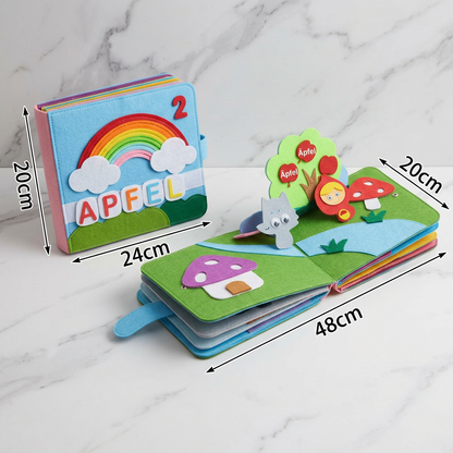 Sensorik-Lernbuch – Montessori-Spaß für Kinder
