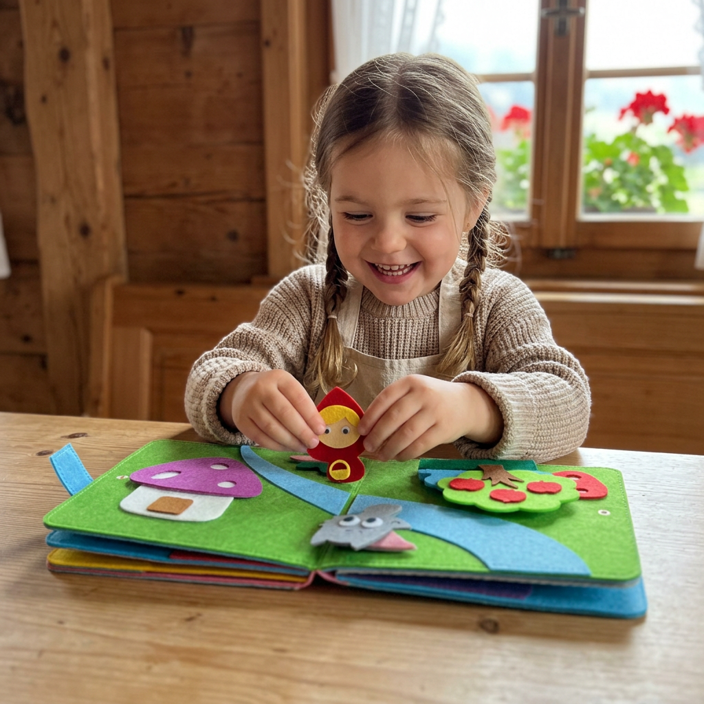Sensorik-Lernbuch – Montessori-Spaß für Kinder