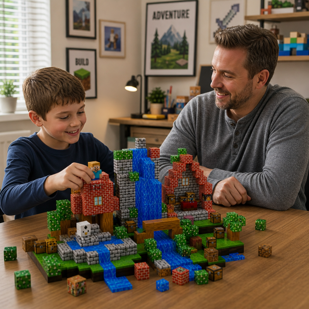 100-teiliges Magnetbaustein-Würfelset – Montessori-MINT-Konstruktionsspielzeug für Kinder