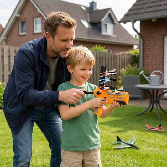 SkyGlider Launcher – Endloser Spaß mit spannenden Flugabenteuern