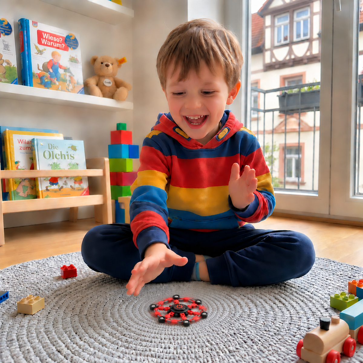 Robotisches Drehspielzeug für Kinder