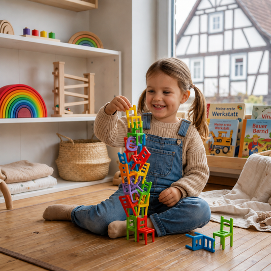 Montessori Stuhl-Stapelspiel