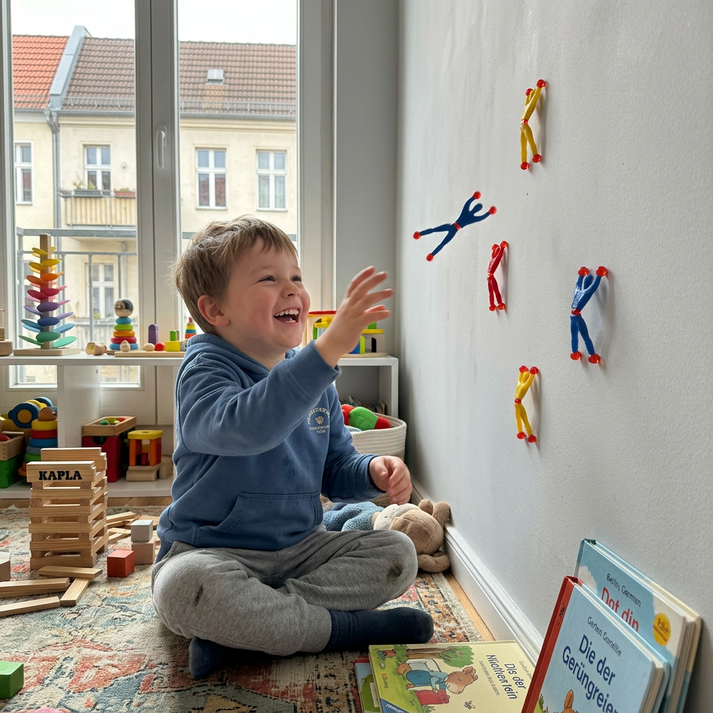 Klebrige Kletterfiguren – Kinderspielzeug