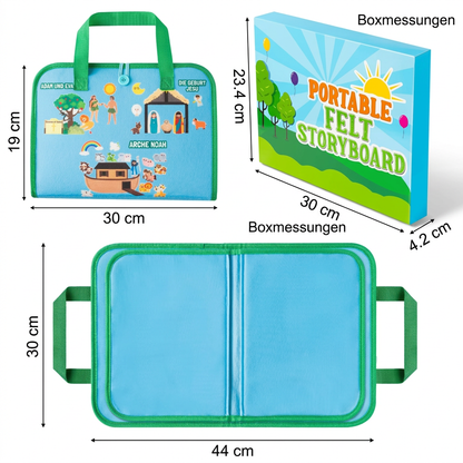 Montessori-Filzbuch mit Bibelgeschichten