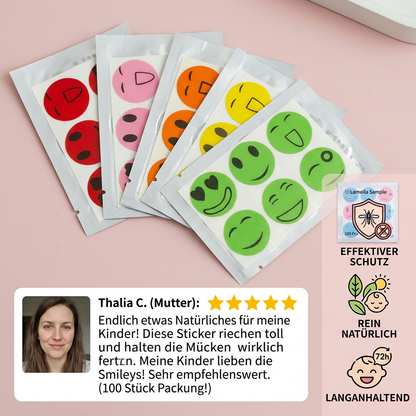 Natürliche Mückenschutz-Sticker für Kinder und Babys (100 Stück)