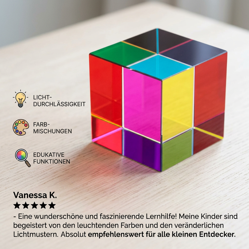 Farbmisch-Prismenwürfel