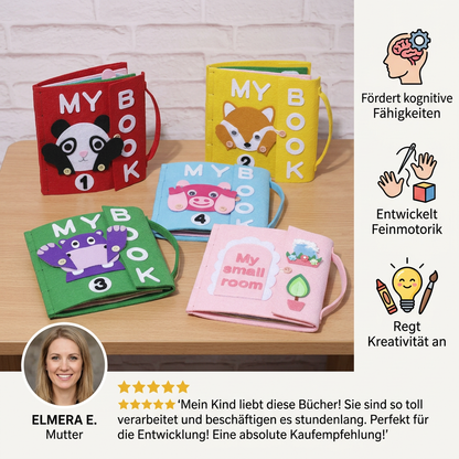 Montessori-Filz-Beschäftigungsbuch für Kinder