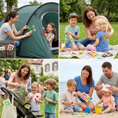 Natürliche Mückenschutz-Sticker für Kinder und Babys (100 Stück)