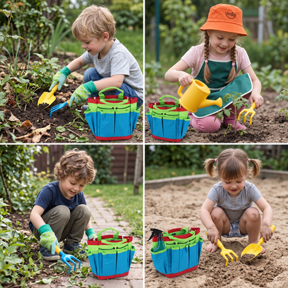 Sicheres Gartengeräte-Set für Kinder