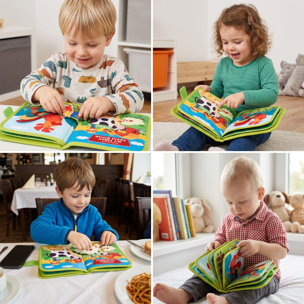 Pädagogisches Montessori-Bauernhof-Geschichtenbuch