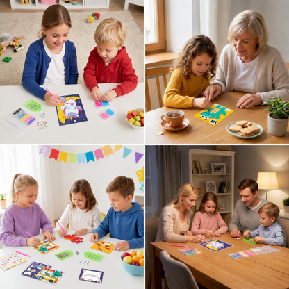 Glitzerndes Diamant-Mosaik-Set – Kreativer Bastelspaß