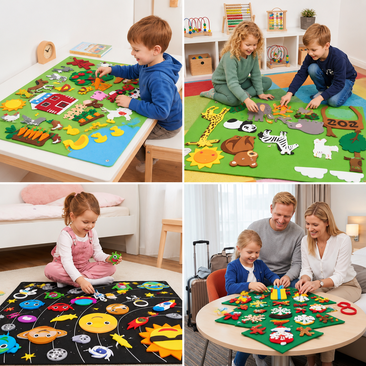 FeltFun – Interaktiver Fantasie-Spielplatz