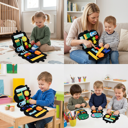 Montessori-Beschäftigungsbuch im Tierdesign