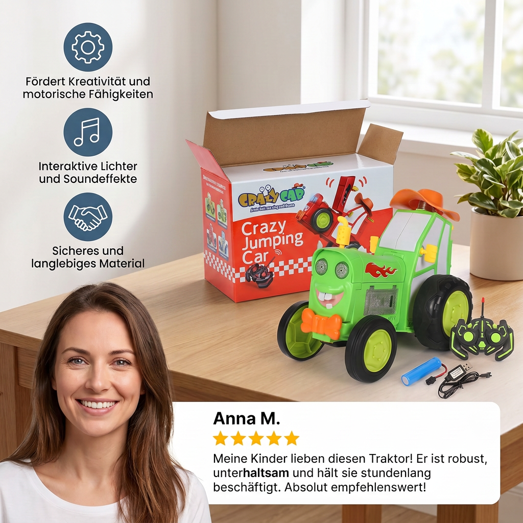 Wackelnder Traktor – Lustiges Spielzeug für Kinder