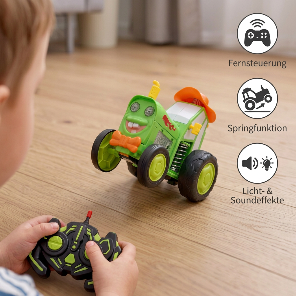 Wackelnder Traktor – Lustiges Spielzeug für Kinder